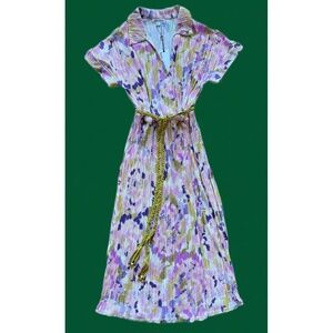 Kathy Ireland Retro-Inspired Faux Wrap Dress | NWT